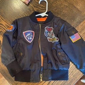 Toddler Boys Airforce Bomber Jacket
